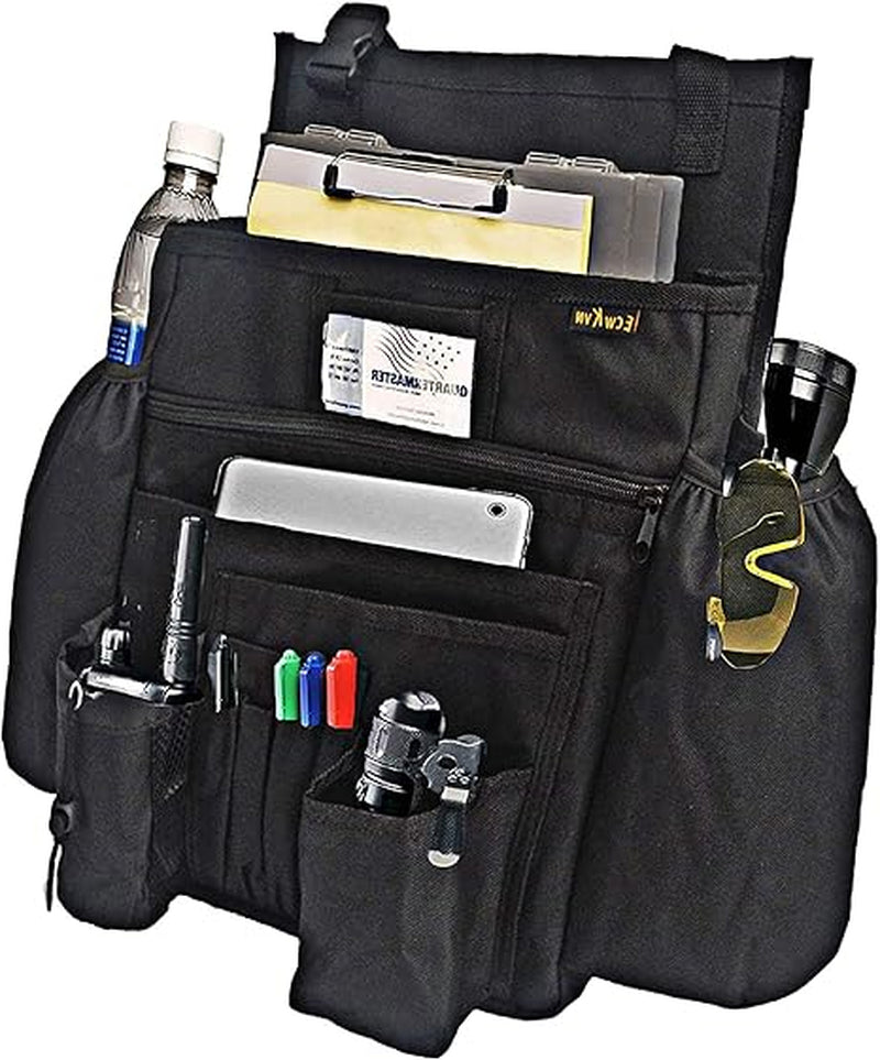 Car Office Passenger Seat File Organizer - Vehicle Storage Laptop Holder Pockets