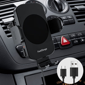 Wireless Car Charger, Fast Charging 15W Auto Clamping Car Charger
