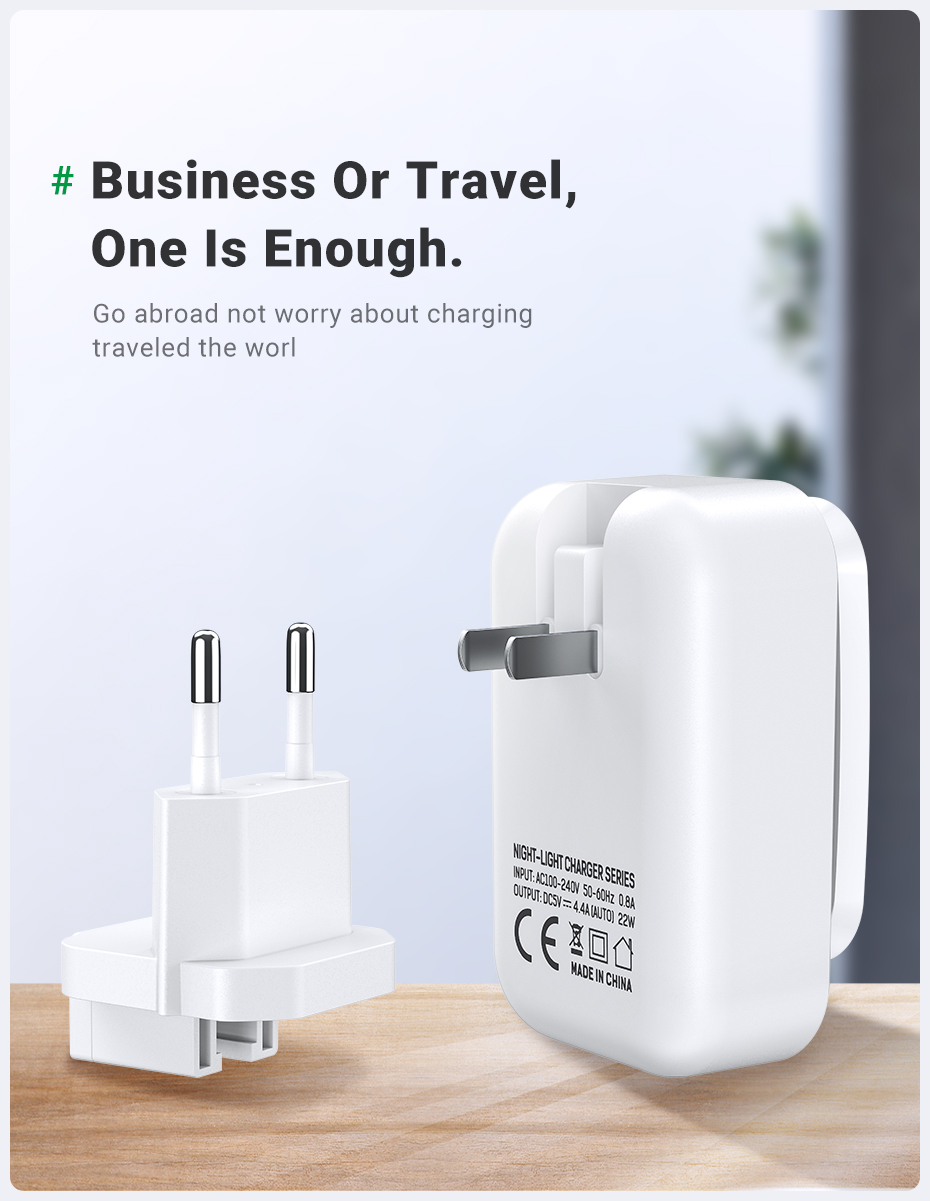 Multi-Function 4 USB Port International Travel Charger