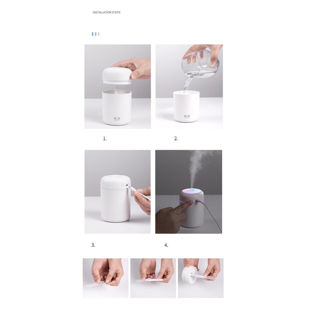 Mini Aroma Humidifier &amp; Diffuser for Car and Home